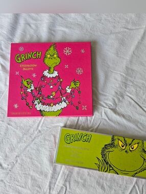 GRINCH Eyeshadow & Complexion Palette Set - Hot Pink & Lime Green